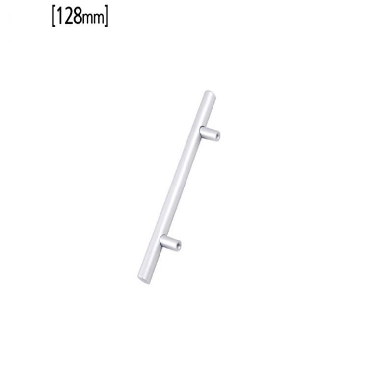 2구 손잡이 실버 나사간격 128mm 서랍손잡이 싱크대손잡이 장롱손잡이