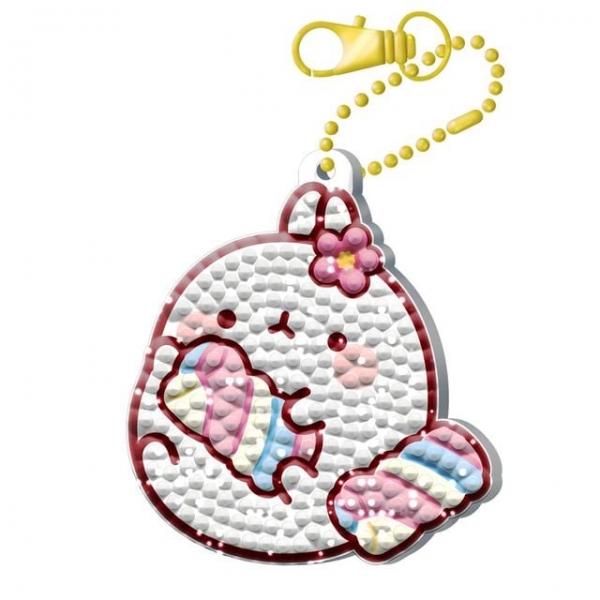 DIY 마쉬멜로우 몰랑 보석십자수 아크릴 키링