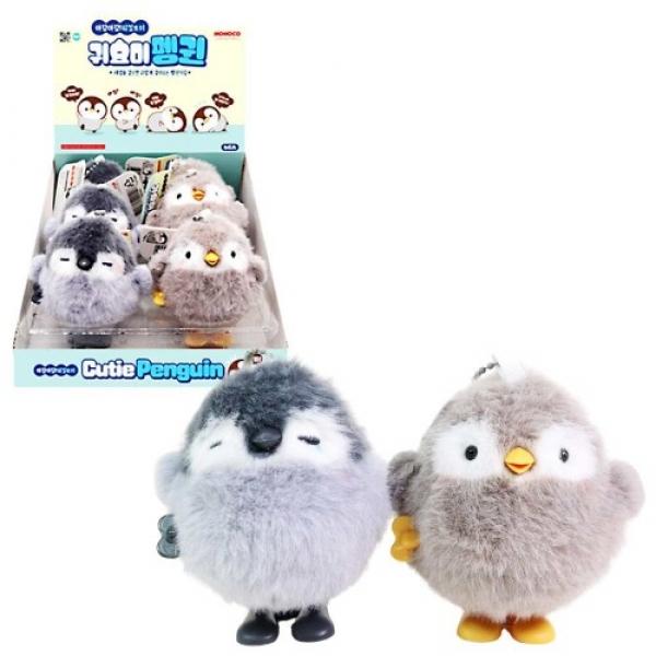 태엽작동귀요미펭귄키링 6개입 랜덤발송