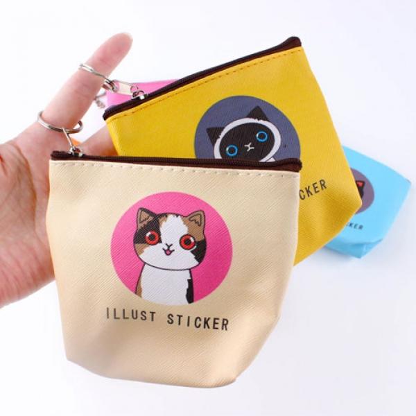 413D] 2000 캐릭터 파우치 키링 (10개세트)