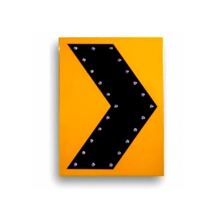LED 점멸 갈매기 450x600 소켓형 시인성확보 갈매기표지판 도로안전표지판