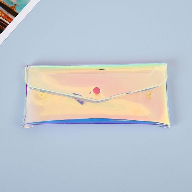 홀로그램PVC 홀로그램 PVC 백 파우치 20x9cm 홀로그램파우치