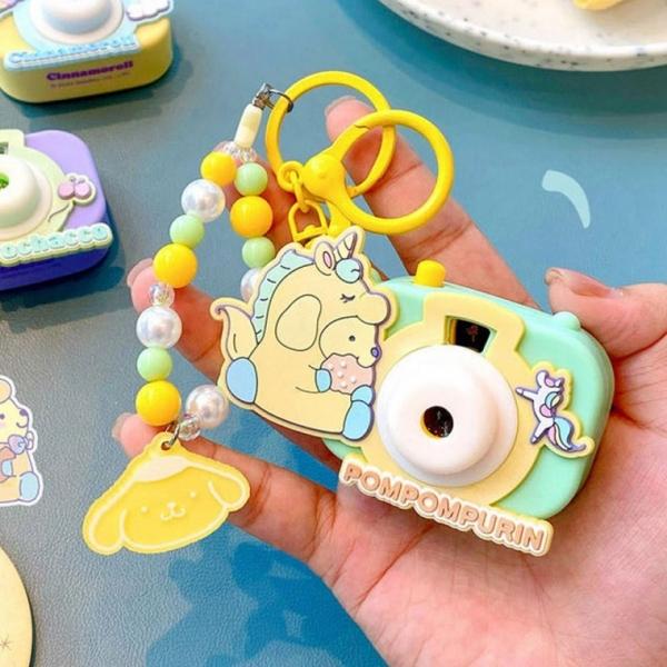 유니콘 카메라 키링-폼폼푸린