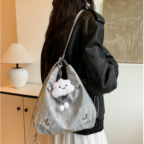 여성가방 데일리 백 숄더 백팩 대학생 가방+키링포함세트