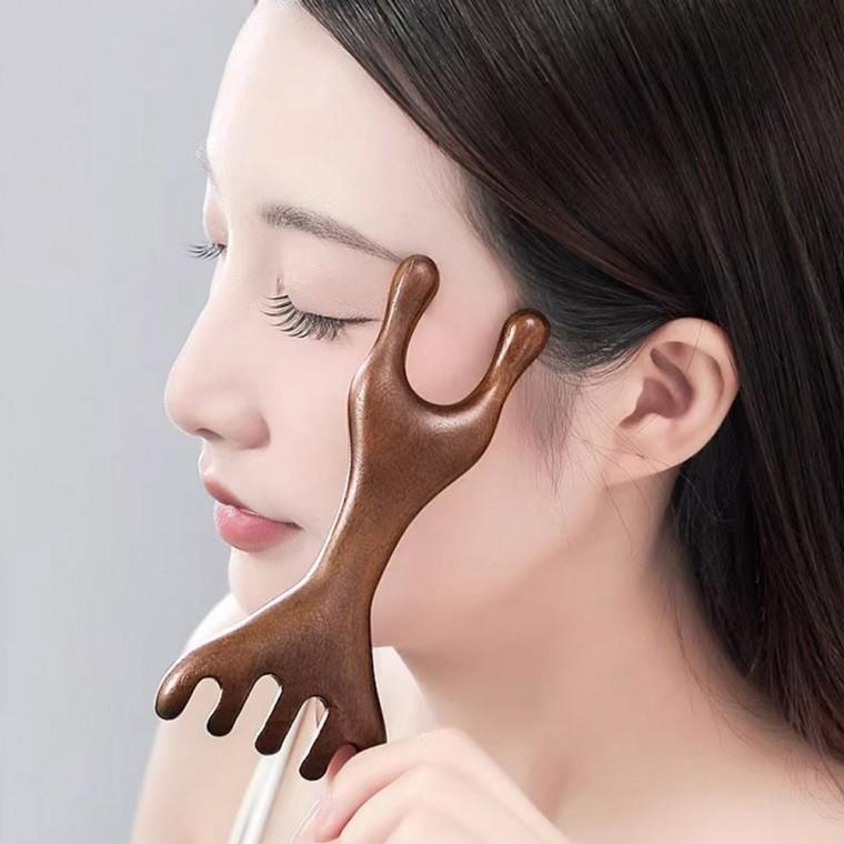 괄사마사지기 괄사 마사지 빗 두피 얼굴 괄사기 마사지기 괄사마사지