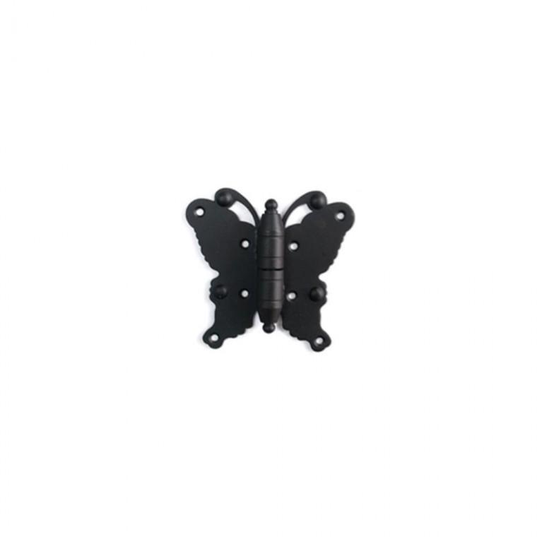 좌측용 흑나비 겉경첩 6-18 65x123x20mm 옛날가구경첩 고가구경첩 전통장식장경첩