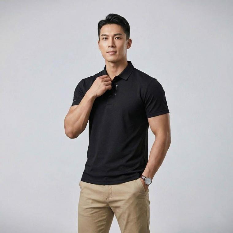 반팔티셔츠 반팔티 반팔 여름 골프 웨어 메쉬 남자 기능성