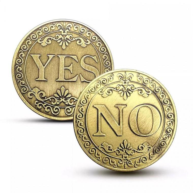 동전던지기 Yes or No 선택 동전 던지기 앞면 뒷면 코인 기념주화