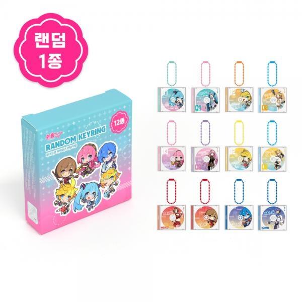 (정품) 위드썸띵 하츠네미쿠 랜덤 키링 린 미쿠 렌 하츠네미쿠굿즈
