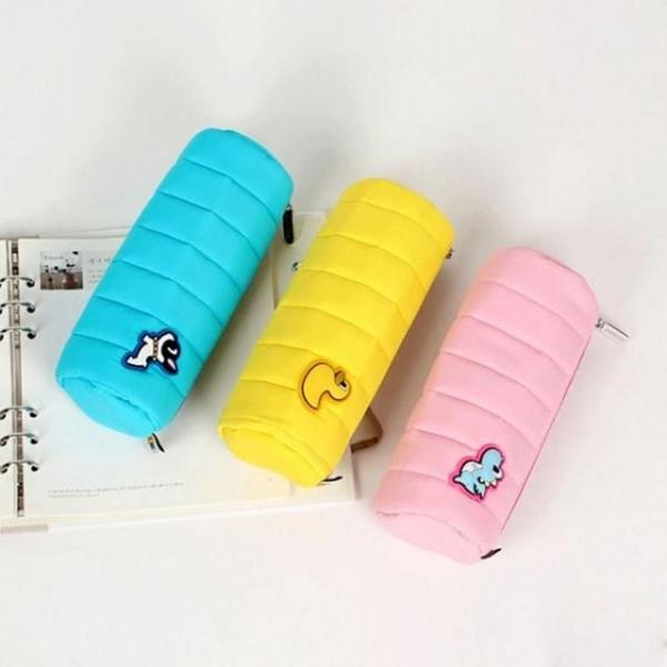 팬콧 패딩 봉제필통 파우치 2개 펜슬케이스 파우치 필통 입학 단체선물 졸업선물 준비물 봉제 신학기