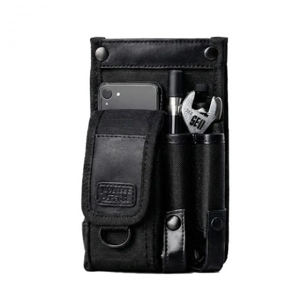 공구벨트 수납케이스 185x120x75mm 카라비너 F-76 공구파우치