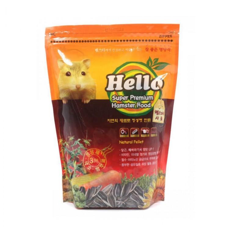 Hello 네츄럴펠렛 프리미엄 햄스터사료 1.1Kg