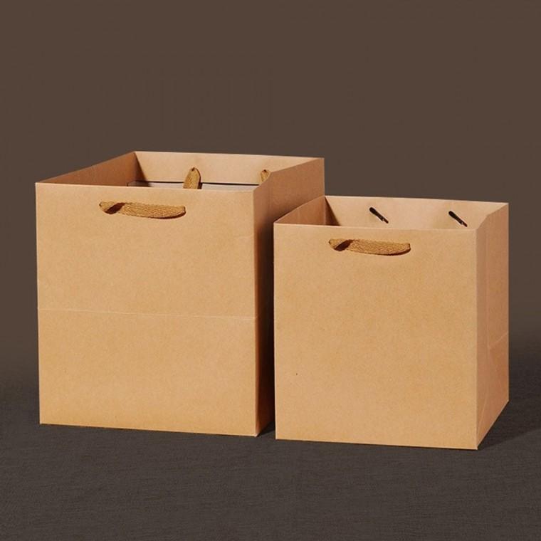 종이가방 크라프트 무지 종이 가방 쇼핑백 20x20x20cm 종이쇼핑백