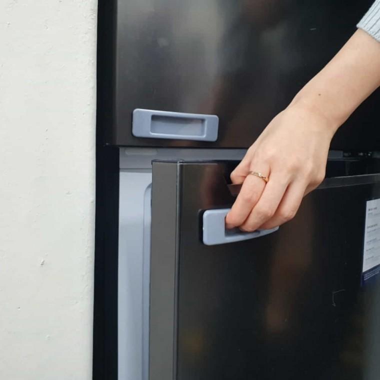 창문 손잡이 그레이 2P 싱크대문고리 주방수납장손잡이