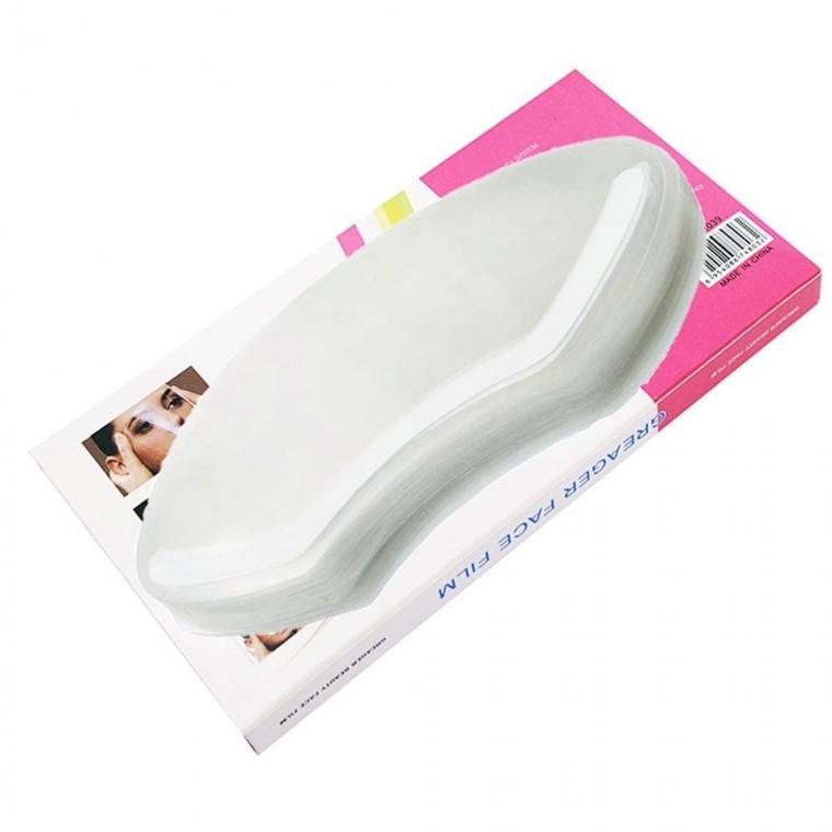 페이스쉴드 투명 페이스 쉴드 미용실 커버 캡 필름 50P 페이스필름