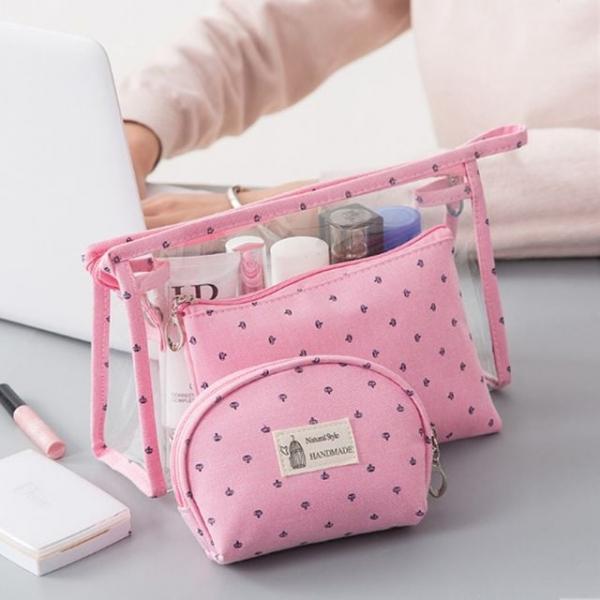 소품가방 이너백 크라운 파우치 3종세트