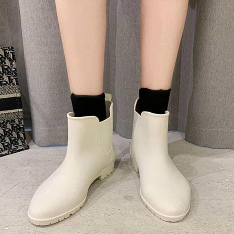앵클 무광 첼시 레인부츠 장화 숏장화 숏레인부츠