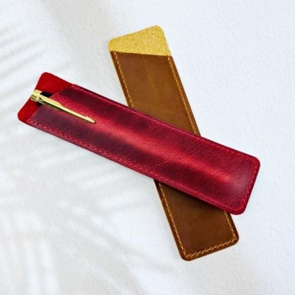 bns  가죽펜 파우치 대학생 펜슬 필통