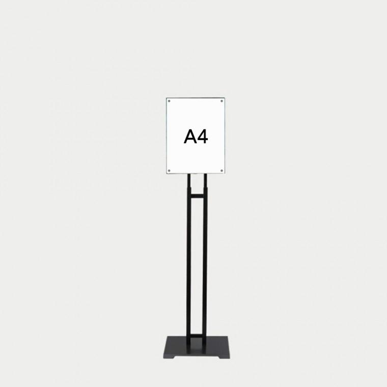 자석식 슬림 사인스탠드 A4 2기둥 가로세로겸용