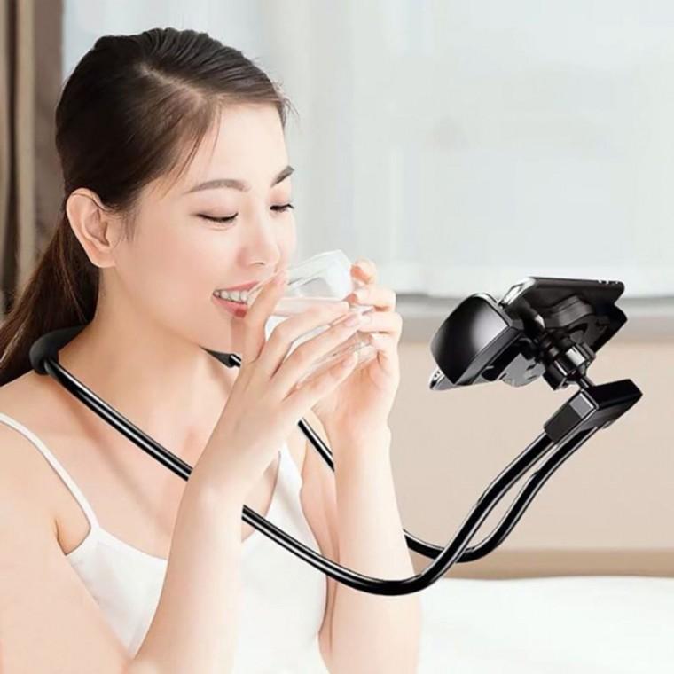 침대거치대 누워서 코 목걸이 침대 핸드폰 거치대 침대휴대폰거치대