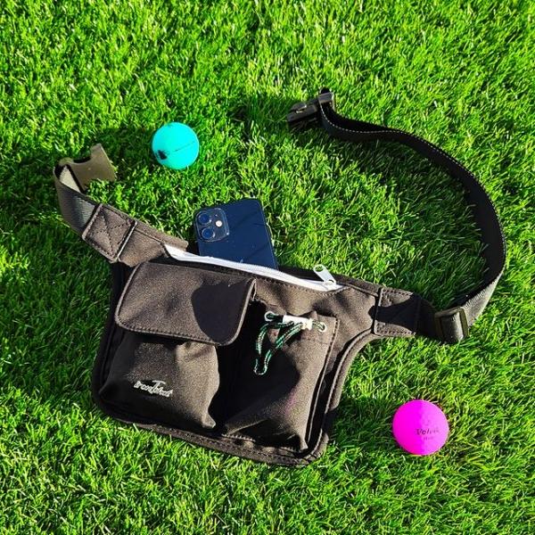 붐스포츠 일체형 초경량 힙색 골프파우치