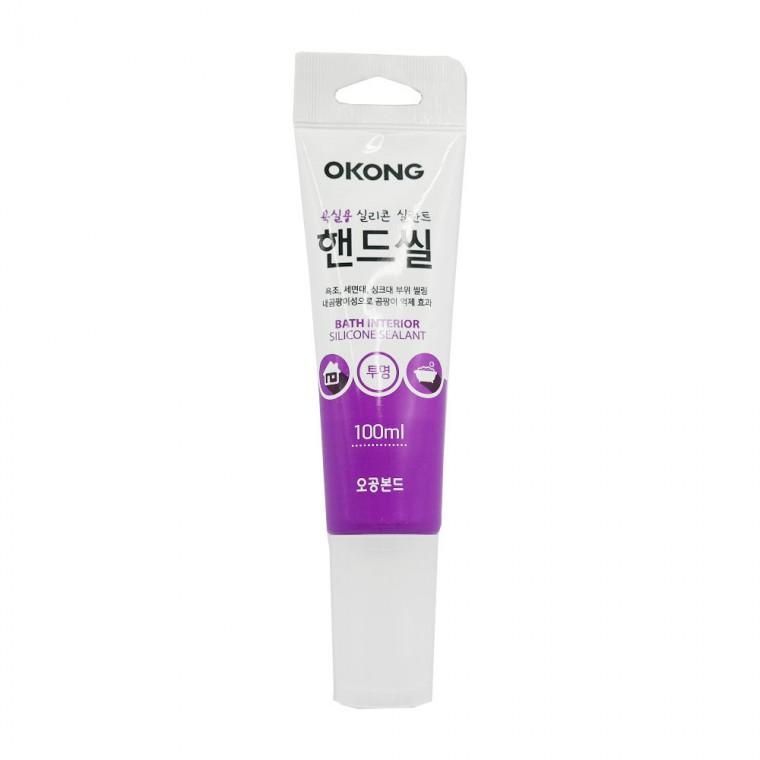 오공 핸드씰 욕실용 실리콘 실란트 투명 100ml