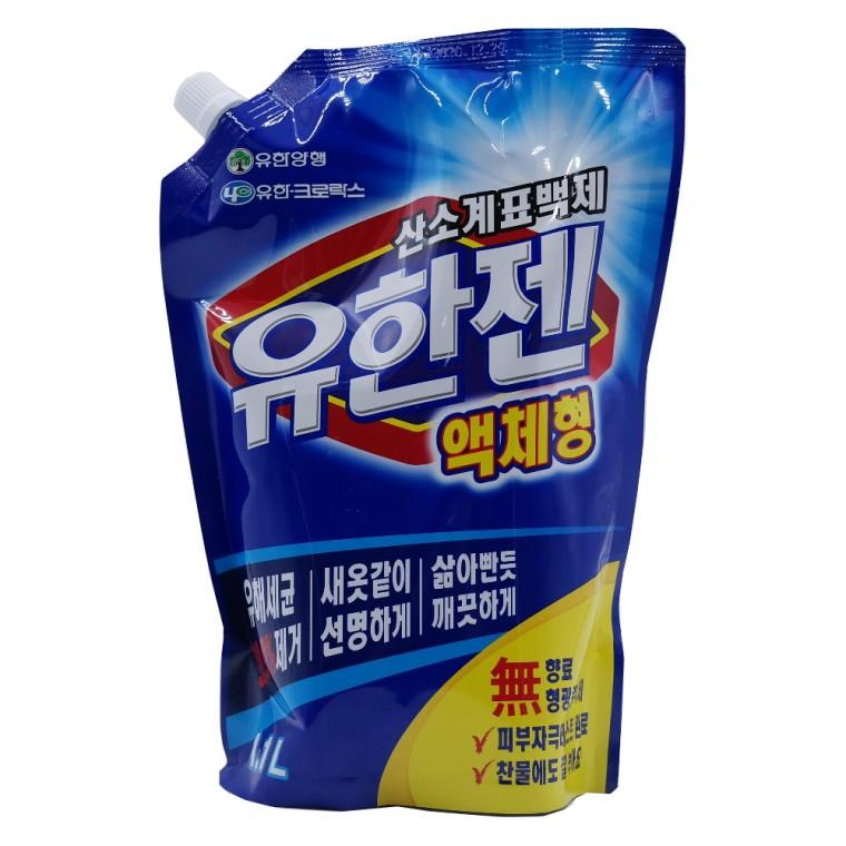 유한젠 세탁 액체세제 파우치 리필 1.1L