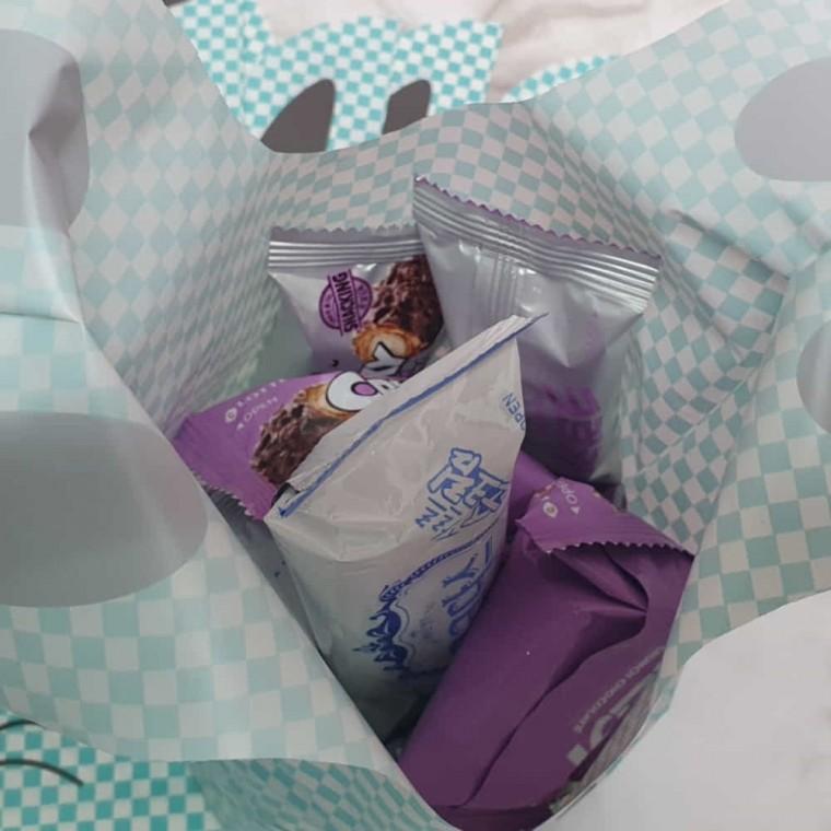 포장 비닐봉투 블루 10매입 포장보자기 어린이집선물포장지