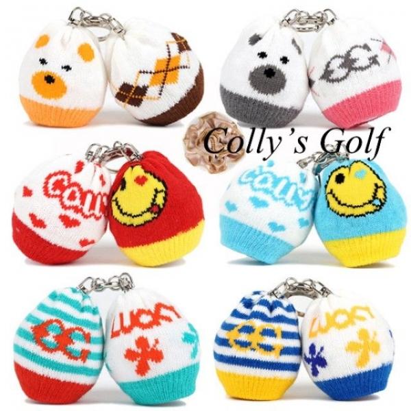 콜리스 니트 투볼주머니 트윈(20-25) 골프공 볼파우치