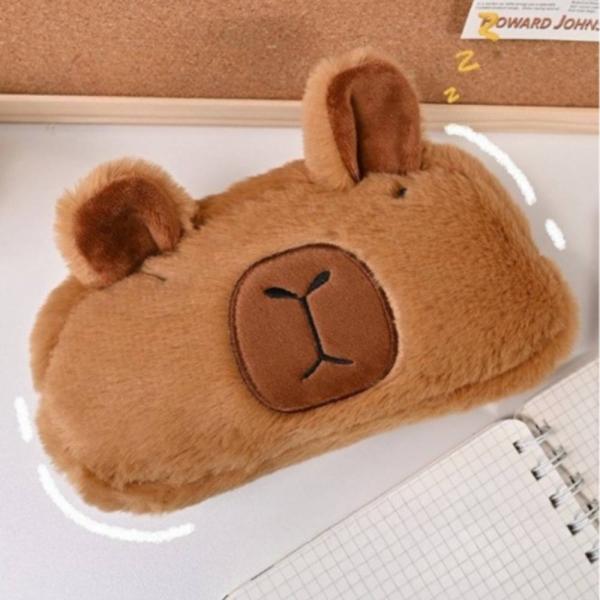 파우치필통 중학생필통 동물인형필통 카피바라필통