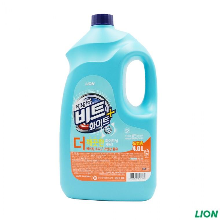 때가 쏙 비트 화이트플러스 액체 세탁세제 드럼용 4L