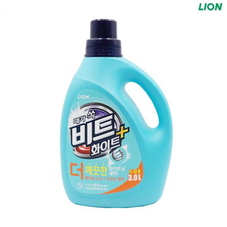 때가 쏙 비트 화이트플러스 액체 세탁세제 드럼용 3L