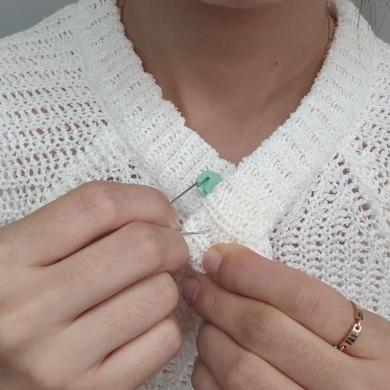 침대 이불고정 중형 10P 대형옷핀 침대고정핀