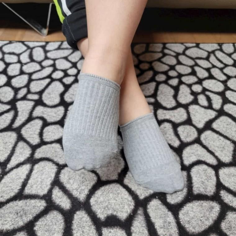 여성용 발목 양말 그레이 예쁜덧신 여름양말