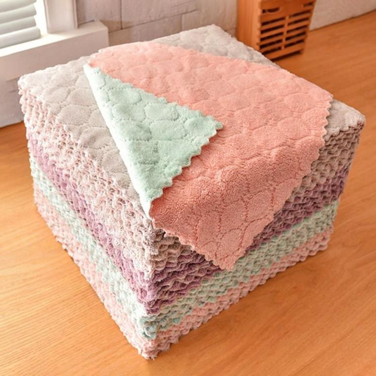 행주 극세사 양면 요술 25x25 일회용행주