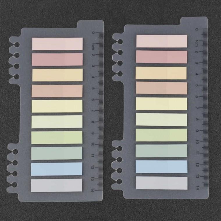 접착 메모지 풀컬러 인덱스 인덱스탭