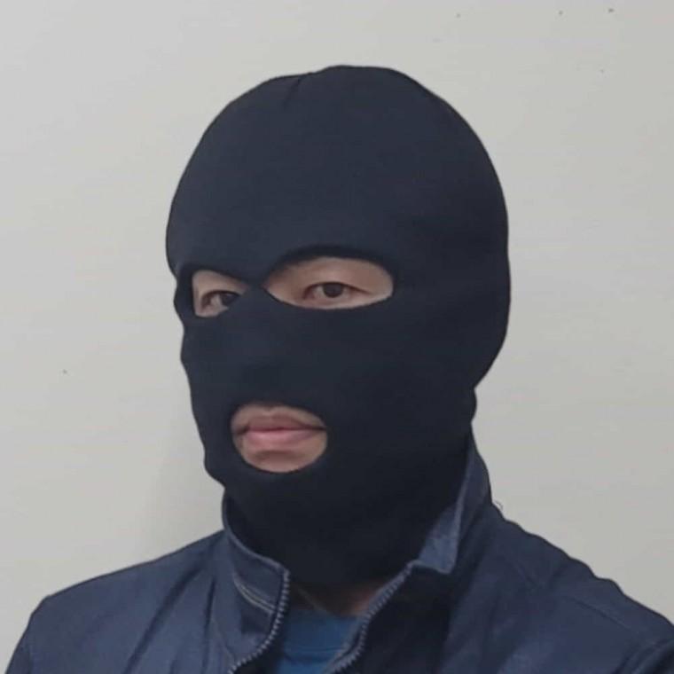 방한용 도둑복면 블랙 복면마스크 방한용안면마스크