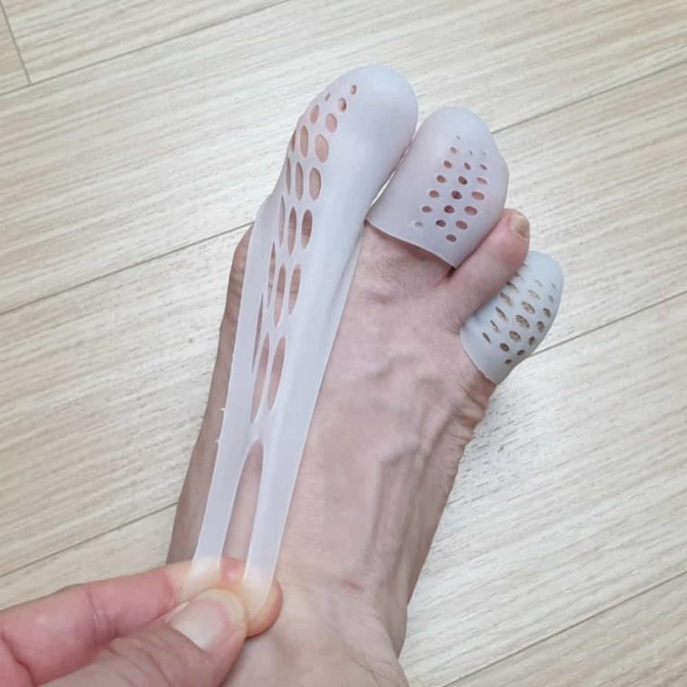 실리콘 발가락골무 소형 발가락싸개 발가락보호골무