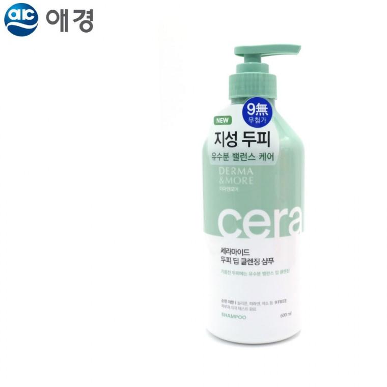 더마앤모어 세라마이드 두피 딥 클렌징 샴푸 600ml
