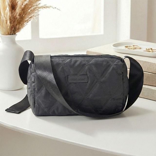 퀼팅 나일론 미니 크로스백 여성 데일리 숄더백