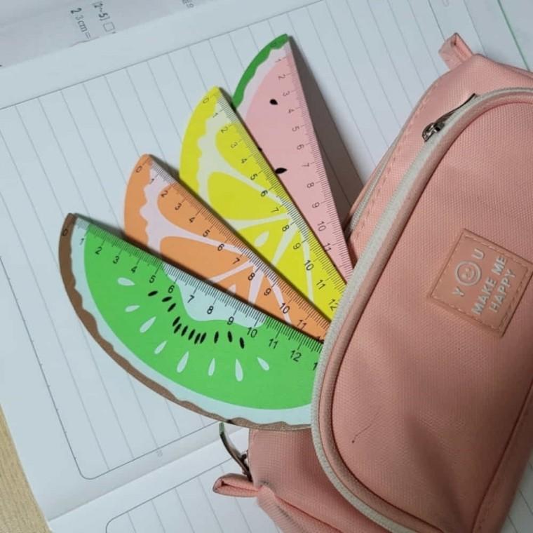 과일모양자 레몬 15cm 15센티자 15센치자