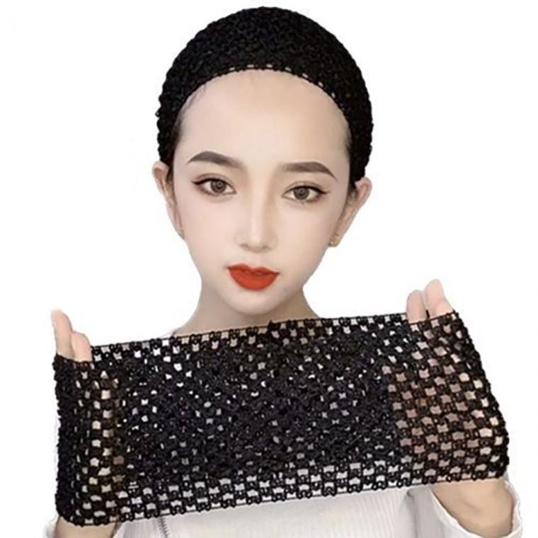 가발머리망 망 헤어밴드 헤어망 머리망 머리띠 잔머리고정