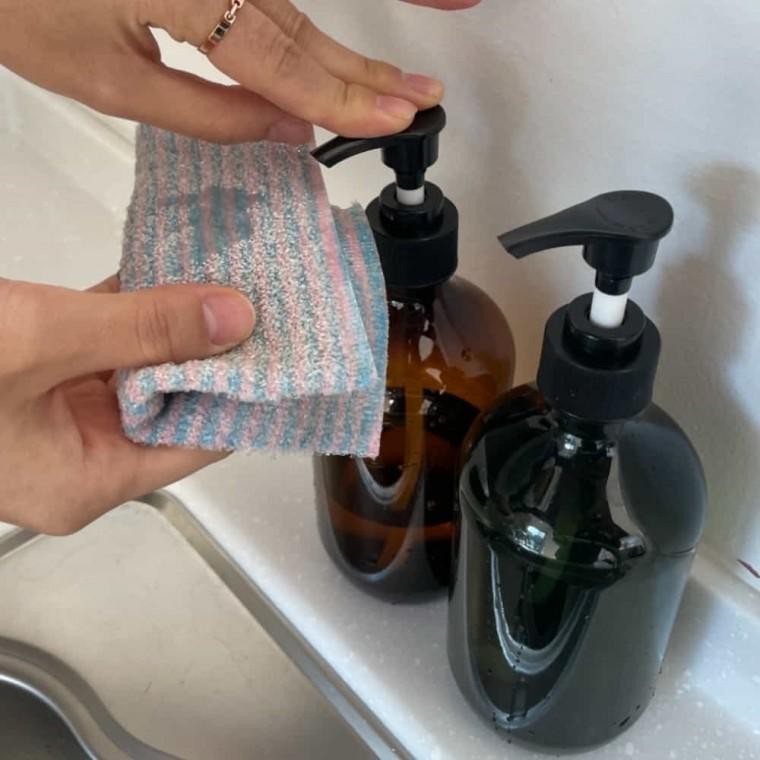 샴푸 공병 브라운 500ml 물비누디스펜서 샴푸통