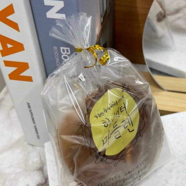 포장용 빵끈 골드 10cm 포장끈 식빵끈
