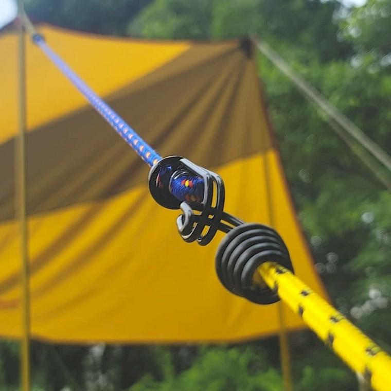 타프고정 더블후크 60cm 타프고리 캠핑스트링