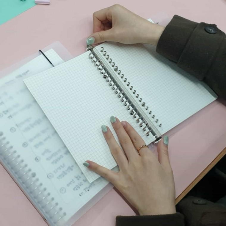 바인더노트 모눈속지 B5 바인더속지 모눈노트