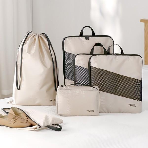 캐리어정리 압축파우치 TRAVEL파우치 6종세트