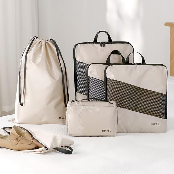 캐리어정리 압축파우치 TRAVEL파우치 6종세트