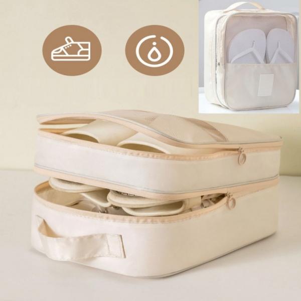 3단 트래블 신발 수납 파우치 여행 슬리퍼 가방 슈즈백 슈즈 골프