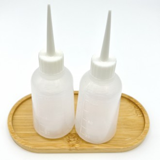 투명 뾰족캡 공병 화장품 소분 용기 줄눈 공병 염색약 공병 50ml 100ml